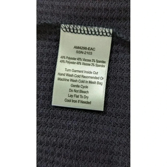 ATM Anthony Thomas Melillo Waffle Knit Long Sleeve Shirt Size XXL (MSRP $165) - Picture 3 of 4